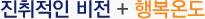 진취적인 비전+행복온도