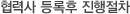 협력사 등록을 진행절차