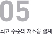 최고 수준의 온수 제어 성능